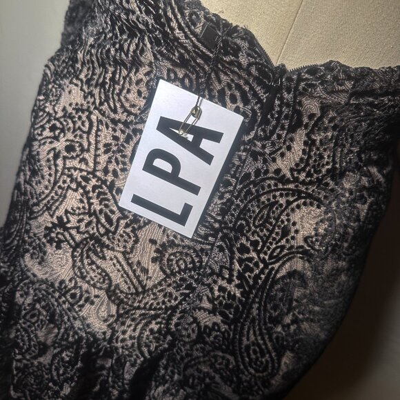 LPA Burnout Velvet Halter Gown • Size XS • NWT - Picture 3 of 5